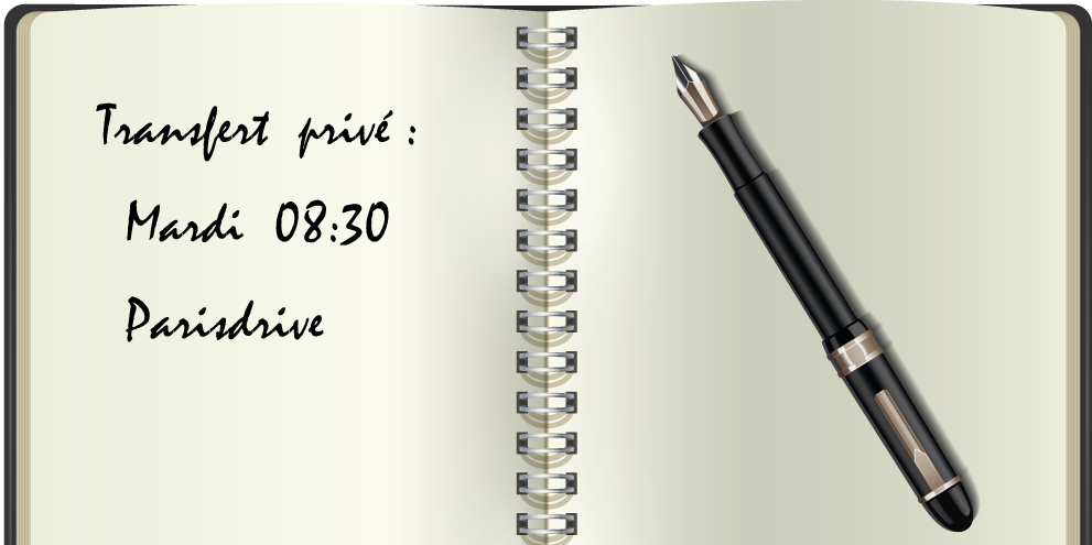 Date et heure du transfert Paris - Lyon au choix